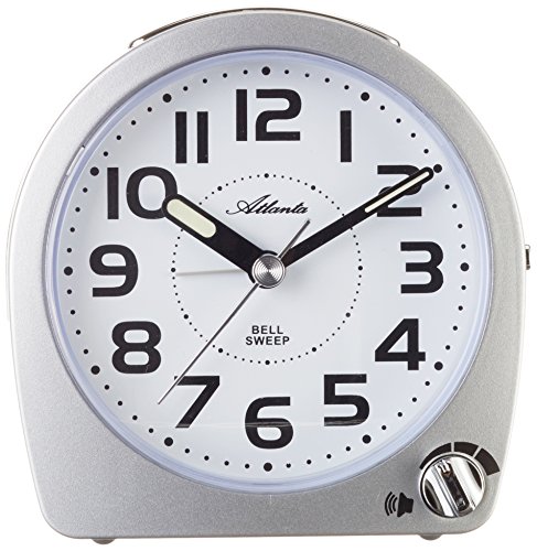 Atlanta Wecker Analog silber 1738-19