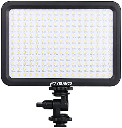 YELANGU LED Light Dimmable Ultra High Power Panel Digital Camera/Camcorder Video Light, LED Light for Canon, Nikon, Pentax, Panasonic,SONY, Samsung and Olympus Digital SLR Cameras