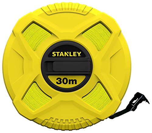 Stanley Kapselbandmass Fiberglas, 30m Länge, ABS-Kunststoffgehäuse, klappbare Kurbel, Band beschichtet, 0-34-297 - 4