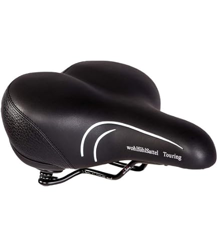 P & P Pro Cycling Luftikus Verstärkter Bequemsattel – Ergonomisch, Mit Entlastungsöffnung, Wasserdichtes Kunstleder, 280 X 210 Mm, Für Dauerhaften Sitzkomfort P & P Pro Cycling Luftikus Verstärkter Bequemsattel – Ergonomisch, Mit Entlastungsöffnung, Wasserdichtes Kunstleder, 280 X 210 Mm, Für Dauerhaften Sitzkomfort
