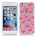 Produktbild iPhone 5 5S SE Hülle, E-Unicorn Handyhülle Apple iPhone 5 5S SE Hülle Transparent mit Muster Flamingo Silikon Durchsichtig Tasche Ultra Slim Dünn TPU Bumper Schutzhülle Stoßfest Hochwertigem Zubehör Set Etui Schale Back Case Cover Rückseite