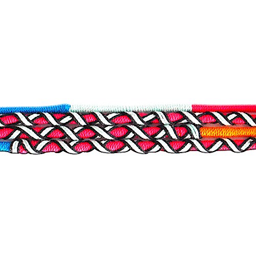 UliX Calypso Cuffie Auricolari Alta QualitÃ  NovitÃ  Filo Intrecciato Anti Ingarbugliamento - Sportive - per Mare, Montagna, Escursione, Sport - Cuffiette Anti Groviglio per Samsung Iphone Smartphone - con Cavo Resistente Antigroviglio - Intrecciate a mano - Blu rosso