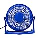 Produktbild SO-buts Mini Super Silent PC Klimaanlage Ventilator Portable Mini Tisch USB Battery Fan Elektrischer Ventilator Kleiner Ventilator Geeignet für Schreibtisch Büro (Blau)