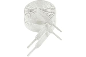 VSUDO Lacci e Stringhe Sportivi Piatti da 8mm per Sneakers, Scarpe da Ginnastica e Scarpe Sportive - 29 Colori e 14 Lunghezze Disponibili, Economici e Resistenti - 1 o 2 Pari