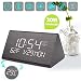 Produktbild Hölzerner Digital-Wecker, LED Digital Wecker mit Snooze, Reisen Uhren mit Zeit / Datum / Temperatur / USB-Power batteriebetriebenen Schreibtisch Regal Clock, Sound Touch Control