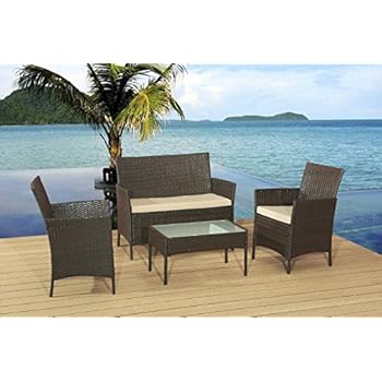 END OF SUMMER CLEARANCE Rattan Garden Furniture Set Chairs SofaTable Outdoor Patio: www.semadata.org ...