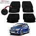 Auto Pearl - Premium Quality Heavy Duty Black 4Pc PVC Rubber 93043 Smoke Car Mat For - Maruti Suzuki Ignis RS.1599.00