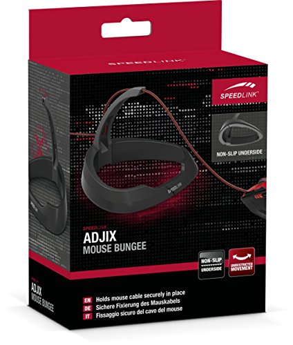 Speedlink ADJIX Maus Bungee (rutschfeste Unterseite, Kabelmanagement) schwarz - 3