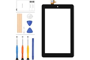 LADYSON 7" For Amazon Kindle Fire 7 5th Generation SV98LN Screen Replacement Sensor Touch Glass Panel Digitizer with Repair Tools