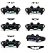 Produktbild giZmoZ n gadgetZ GnG 6 x Skin-/Decal-Aufkleber, Batman, Captain America, PS4, Moustache für LED-Lichtleiste des Controllers DualShock 4 für PlayStation 4 PS4