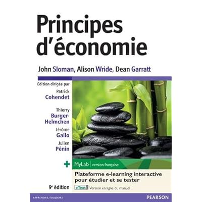 Principes d'économie 9e édition : Livre + eText + MyLab | version française Licence étudiant 24 mois Principes d'économie 9e édition : Livre + eText + MyLab | version française Licence étudiant 24 mois