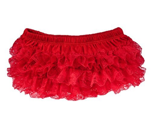 Red Lace Diaper Cover Bloomer 6-24 Months Color: Red Lace Size: 6 - 24 Months