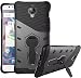 Produktbild OnePlus 3T Hülle Schwarz+Grau,OnePlus 3T Case TPU+PC 360° Armor Outdoor Schutzhülle,Rüstung Serie Hohe Qualität Schutzhülle Muster Schutz Handy Hülle Case Back Cover Tasche Mit Ständer