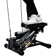 Exerpeutic EXERWORK 850 Bluetooth Smart Cloud Fitness Extended Capacity Mini Stepper with Adjustable Step Height, Free App and Workout Goal Setting