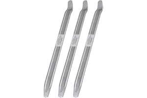 Kosma Set of 3 Heavy Duty Metal Tyre Lever - 25mm x 450mm (1" x 18") | Tire Lever Spoon | Tyre Remover Repair Tools for Motorbike, Bikes & Car