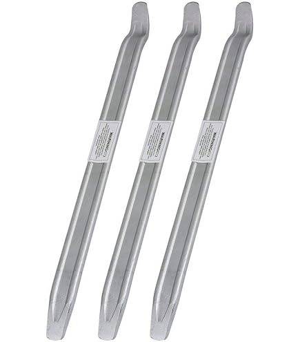 EXLECO 3 X 30 Cm Manganese Steel Tyre Lever Repair Tools Tyre Remover Pneumatic Tool Manual Lever For Motorcycle, Car, Scooter, Bike