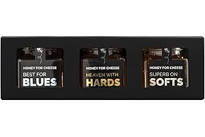 Raw Honey Gift Set | 3 x Mini Honey Jars for Cheese Gift Set | Jarrah Honey for Blues, Marri Honey for Hards, Southern Yate for Softs | Natural Honey Selection Gift Set by Honey for Life