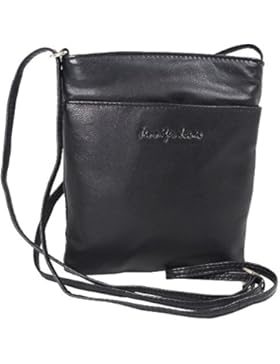 Jennifer Jones Taschen Damen 100% Leder Damentasche Handtasche Schultertasche Umhängetasche Tasche klein Crossbody...