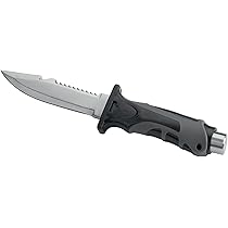 LOTHAR KA52 Coltelli a Lama Fissa, Coltello da Esterno a Codolo Pieno