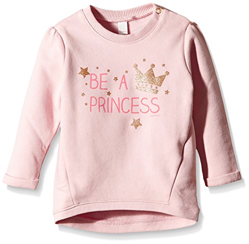 Esprit Baby Girls, 105EEAJ002 Sweatshirt, Pink (Nude), 12 Months