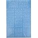 Imported Mixed Design Nail Art Sticker Tips Manicure Water Transfer Decals - A02 RS.180.00