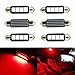 Produktbild Ralbay 6 x Soffitte kennzeichen 42mm Canbus 5050 SMD Rot KFZ Kennzeichenbeleuchtung Innenraum Innenbeleuchtung Soffitte Lampe Licht Rot DC 12V