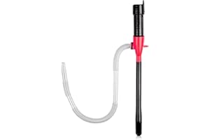 EYOURLIFE Batteriebetriebene Flüssigkeitstransferpumpe 2,2 Gallonen pro Minute, Elektrische Siphonpumpe mit biegbarem Saugrohr für Diesel, Kraftstoff, Öl, Wasser, Gas und mehr Ohne Batterie