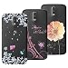 Produktbild Yokata [3 Packs] Motorola Moto G4 / G4 Plus Hülle Transparent Weiche Silikon Handytasche Handyhülle Schutzhülle TPU Handy Tasche Schale Etui Weich Silicone Bumper Ultra Dünn Slim Durchsichtig Premium Kratzfest Kreative Motiv Muster Clear Backcover Schutz für Lenovo Moto G4 / G4 Plus Case Cover - Turm und Fahrrad + Blumen und Schmetterlinge + Blumen