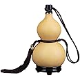 Natural Dried Gourd Water Bottle, 1000ml - Hollow Calabash Sake Bottle With Lid, Outdoor Drink Kettle Flagon