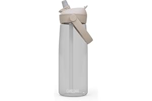 CAMELBAK Thrive Butelka ze słomką Flip z tritanu Renew, naczynia, przezroczysta, 740 ml