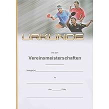 Suchergebnis auf Amazon.de für: Urkunde Tischtennis