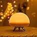 Produktbild AOKARLIA Led Nachtlicht, BerüHrungssensor Dimmare AtmosphäRen-Lampe, Pilz Lampe, Yoga Lampe Mushroom Bettlampe Tumbler Dimmbares Warmweiß/Farbwechsel Mit Touch Schalter FüR Babys Zimmer,Schlafzimmer,