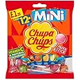 Chupa Chups 12 Mini Lollipops with Cola,Strawberry,Orange & Apple Flavoured, 72g