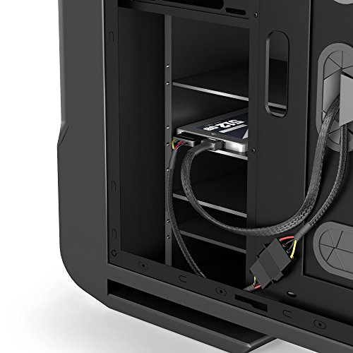 KabelDirekt 4-Pin Molex auf 15-Pin SATA Stromkabel 30 cm + 7-Pin SATA 3 Datenkabel 6 Gbit/s 90° gewinkelt 60 cm - 4