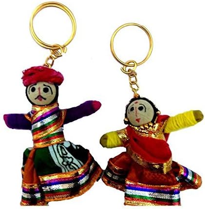Rajasthani Puppet Keychain