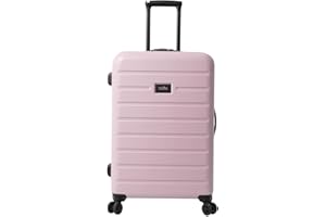 TOTTO - Maleta Rígida Mediana, Modelo Harbor M, 45.8 x 62.2 x 26 cm, Capacidad 74L, Resistente a Impactos, Ruedas 360º, Manija Telescópica, Correas Internas, Candado 3 Dígitos, Color Keepsake Lilac