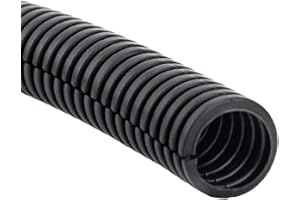 MOCNT Tubo Corrugato Flessibile Auto Tubo Guaina Isolante Protettivo Cavo Filo per Guaina Ondulata Cavi Elettrici Gestione Cavo Ordinato Esterno 11mm Lunghezza 5 Metri