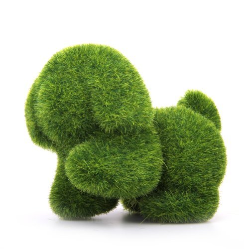 Preisvergleich Produktbild Gleader Gruenland Handgefertigte Kunstrasen Hund Gruen