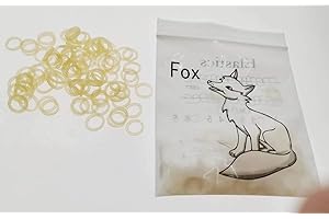 SMILEORTHO Ambra 2.5 OZ Elastici dentali Elastici Forza Leggera 1/4 Lacune Nei Denti Ortodontici (2 sacchetti - 200 pezzi)