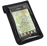 Inkl. KLICKfix Quad Adapter. KLICKfix Lenkertasche PhoneBag Duratex Schwarz, M