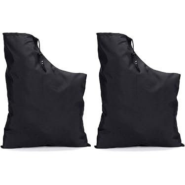 Bolsas Recolectoras Para Soplador De Hojas - Pack De 2, Con Cremallera Y Cordón Ajustable