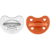 Chicco Physio Luxe Pacifier for Babies 16-36 Months, Newborn Pacifier, 100% Soft and Flexible Silicone, Soft Nipple, Supports