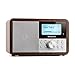 Price comparison product image auna Worldwide Mini • Internet Radio • WiFi Network Player • USB • MP3 • AUX Input • DAB/DAB+ / FM Tuner • RDS Function • Dual Alarm Function • Snooze • Sleep Timer • Compact Retro Design • Walnut