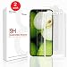 Produktbild iPhone X Schutzfolie, Myriann iPhone X Displayschutzfolie mit Positionierhilfe, 9H Härte, Anti-Kratzen, Anti-Öl, Anti-Bläschen für iphone X / iPhone 10 [2 Stück]
