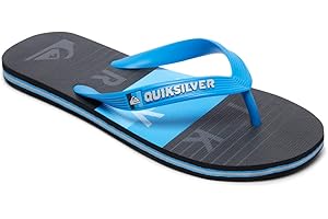 Quiksilver Molokai Word Block Youth, Scarpe da Spiaggia e Piscina Bambini e Ragazzi