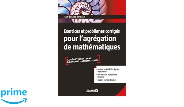 Amazonfr Exercices Et Problèmes Corrigés Pour L - 