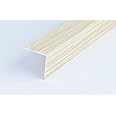 Wood Effect Plastic PVC Corner 1M Angle Trim Wall Corner Guard Edge Protector TMW Profiles (10mm x 10mm x 1M, Maple)