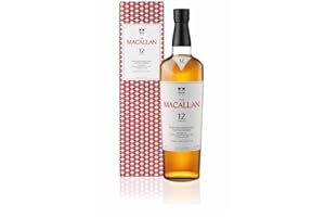 The Macallan 12 Years Old Double Cask | Scotch | Highland | Single Malt Whisky | Toffee, Orange Peel and Spice | European and American Oak Sherry Seasoned Casks 70 cl (Package may vary)