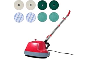 GENERICO Macchina Lavaggio e Lucidatura Pavimento 5 in 1 Doppia Testina , Lucidatrice Pavimenti Marmo , Lucidatrice Pavimenti Strofinare, Lucidare e Pulire a Fondo Pavimenti Duri (Peso 3,9 KG)