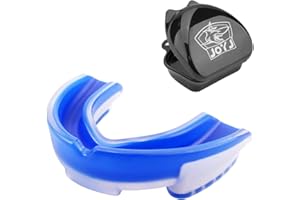 JOYJ Mundschutz Boxen, Sport Zahnschutz für Boxen, Kampfsport, MMA, Muay Thai, Hockey, Schützt Zähne, Zahnfleisch & Kiefer, BPA frei &inkl. Aufbewahrungsbox